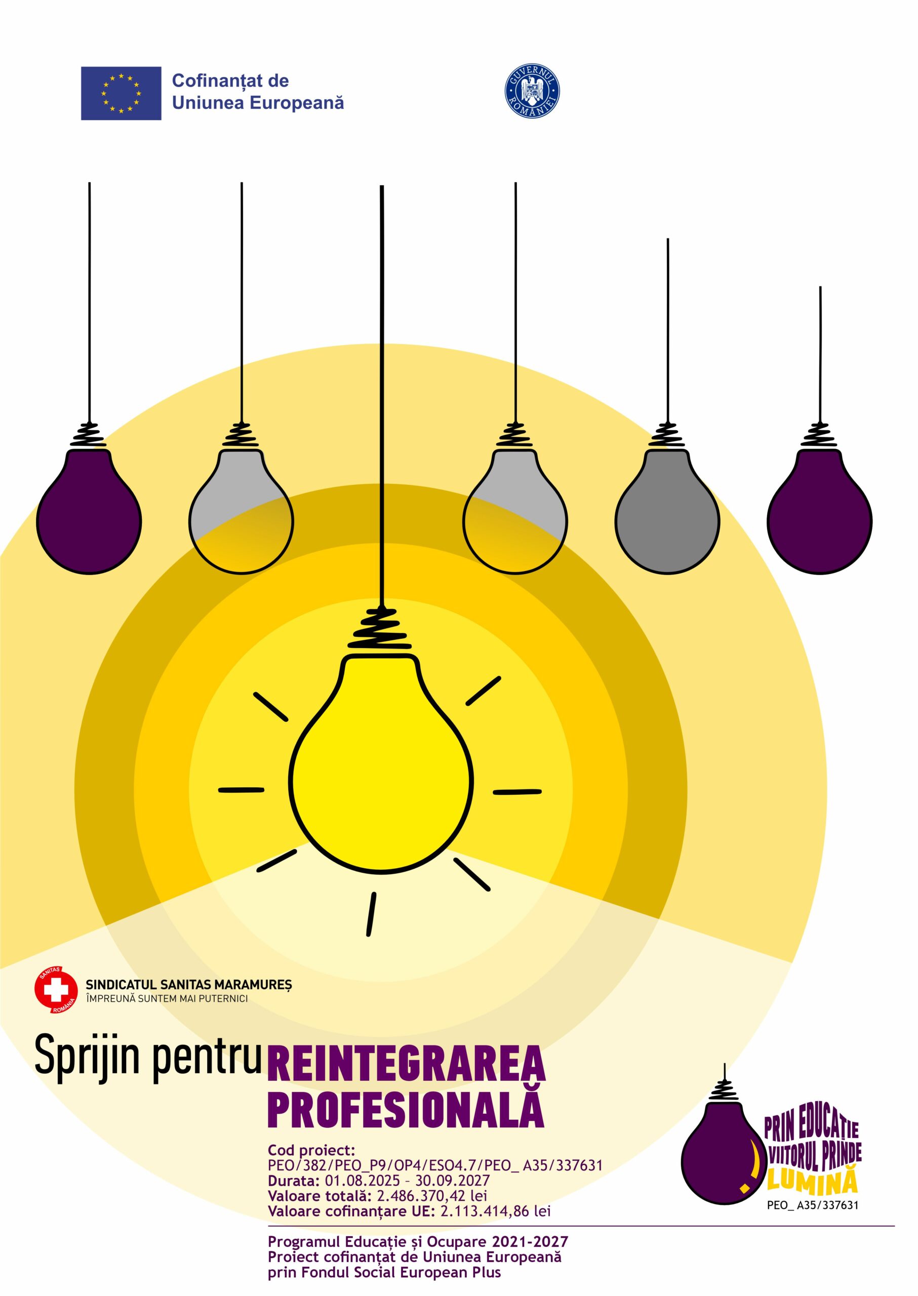 Sprijin pentru reintegrarea profesională
